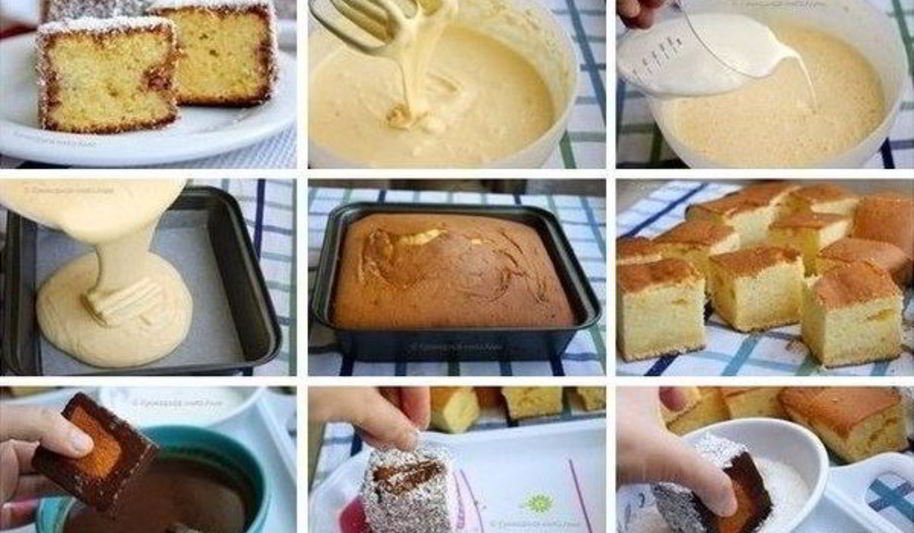 Рецепт бисквитного пирожного в шоколадном соусе