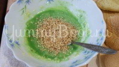 бисквитные пирожные елочки