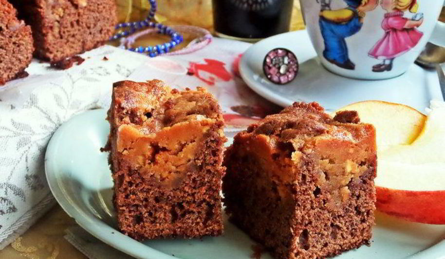 Рецепт брауни с арахисовым верхом