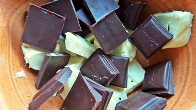 брауни с арахисовым верхом