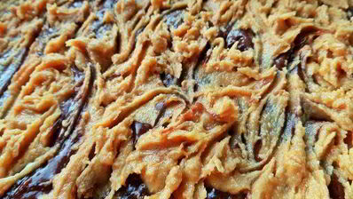 брауни с арахисовым верхом