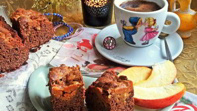 брауни с арахисовым верхом