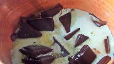 брауни с арахисовым верхом