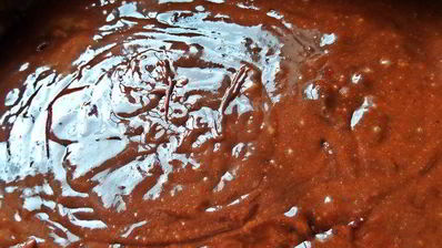 брауни с арахисовым верхом