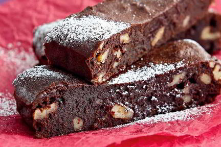 Брауни с грецкими орехами