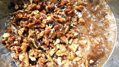 брауни с инжиром и грецкими орехами