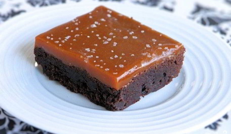 Рецепт брауни с карамелью