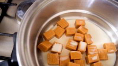 брауни с карамелью