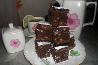 Брауни с орехами