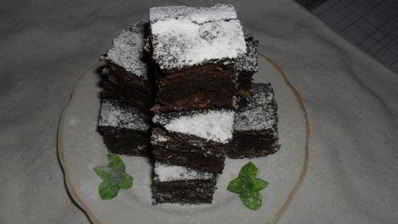 брауни с орехами