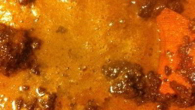 брауни с темным пивом и малиной