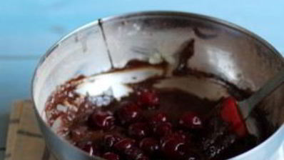 брауни с вишней