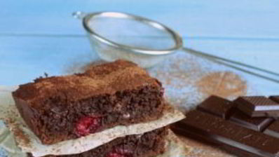 брауни с вишней