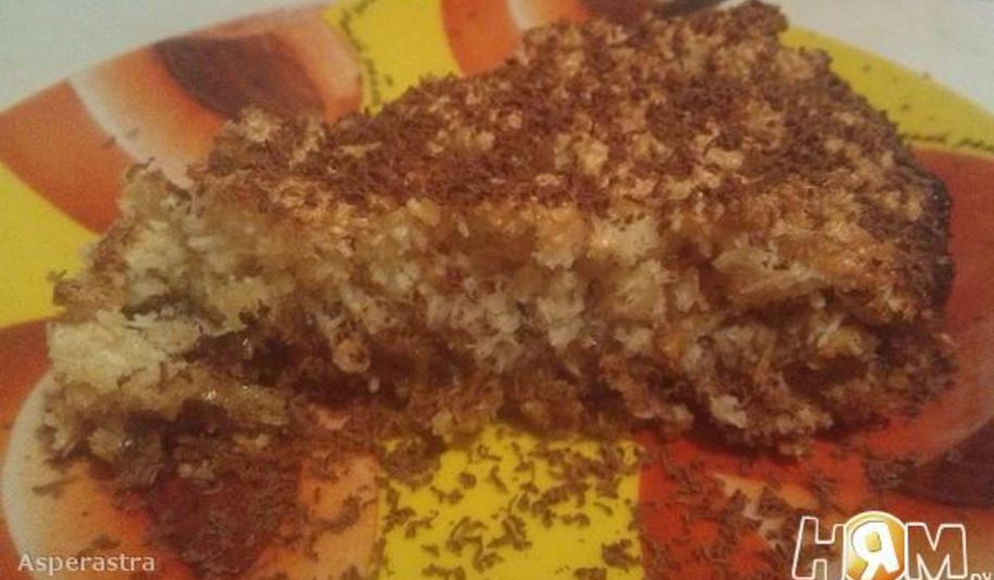 Рецепт кокосовых пирожных со сгущенкой