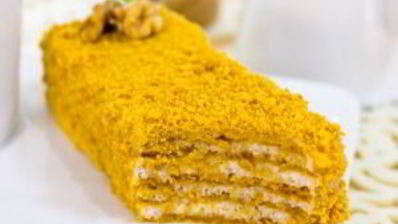 медовое пирожное