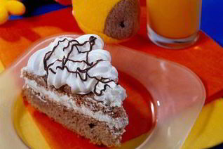 Новогоднее пирожное елочка