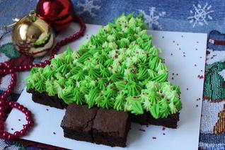 Новогодний брауни