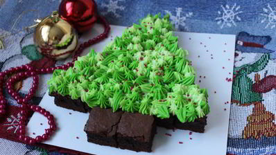 новогодний брауни