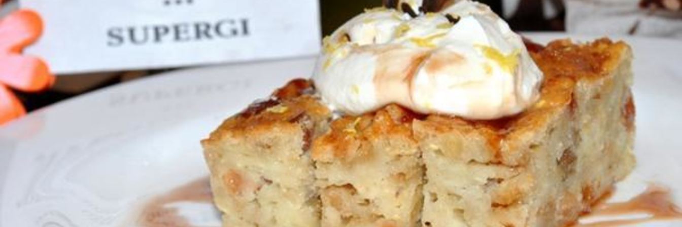 Пирожное из корня сельдерея с творожным кремом