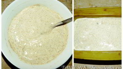 пирожное из овсянки с яблоком и йогуртом