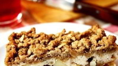 пирожное из овсянки с яблоком и йогуртом