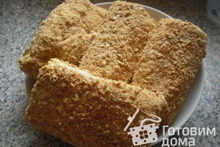 Пирожное из слоенного теста