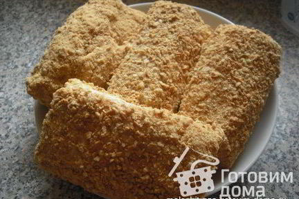 Пирожное из слоенного теста