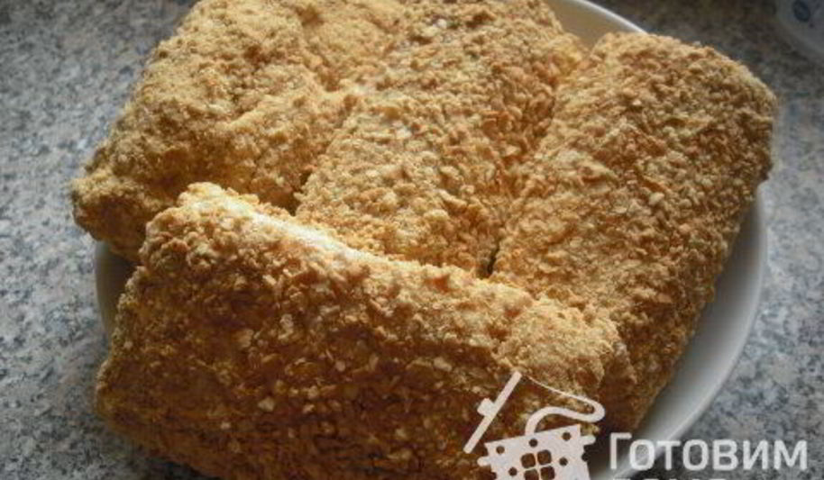 Рецепт пирожного из слоенного теста