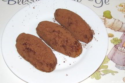 Пирожное картошка с вареной сгущенкой