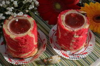 Пирожное Клубничный рассвет