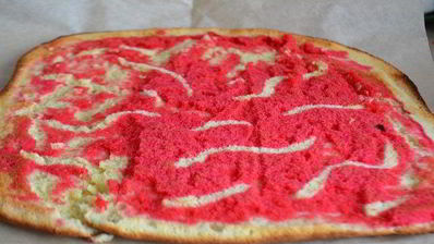 пирожное клубничный рассвет