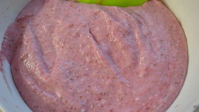 пирожное клубничный рассвет