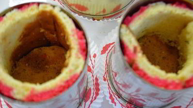 пирожное клубничный рассвет