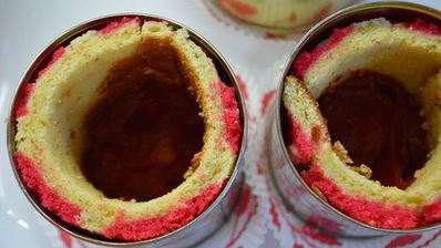 пирожное клубничный рассвет