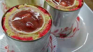 пирожное клубничный рассвет