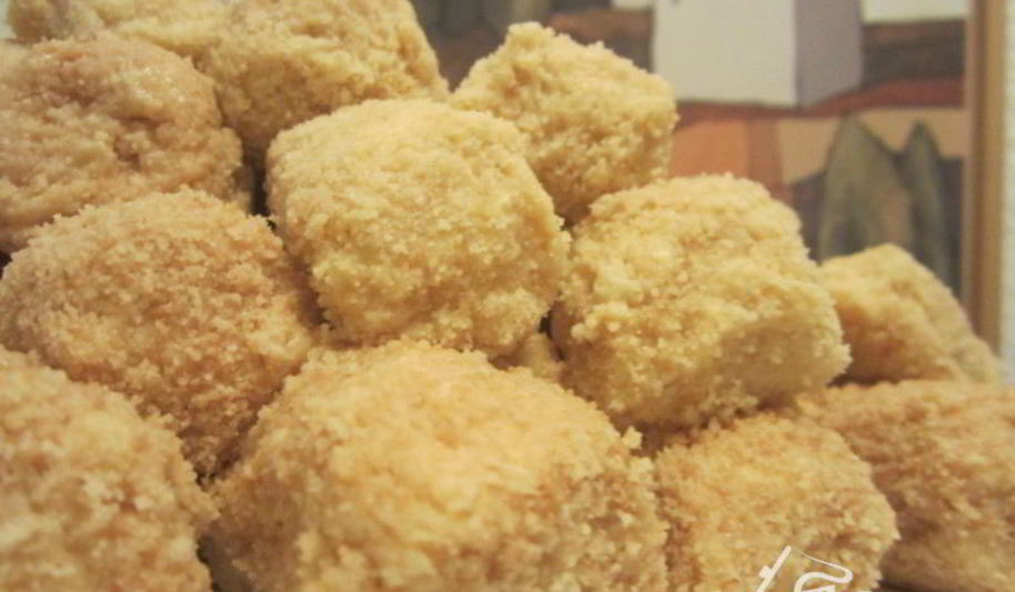 Рецепт пирожного мини наполеончики из слоеного теста