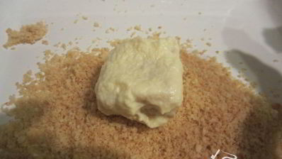 пирожное мини наполеончики из слоеного теста