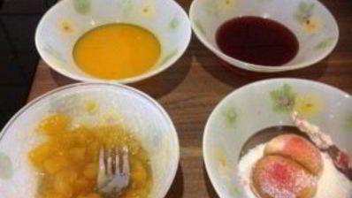 пирожное персик