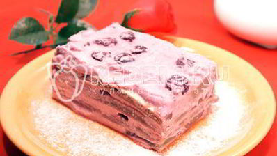 пирожное с вишней