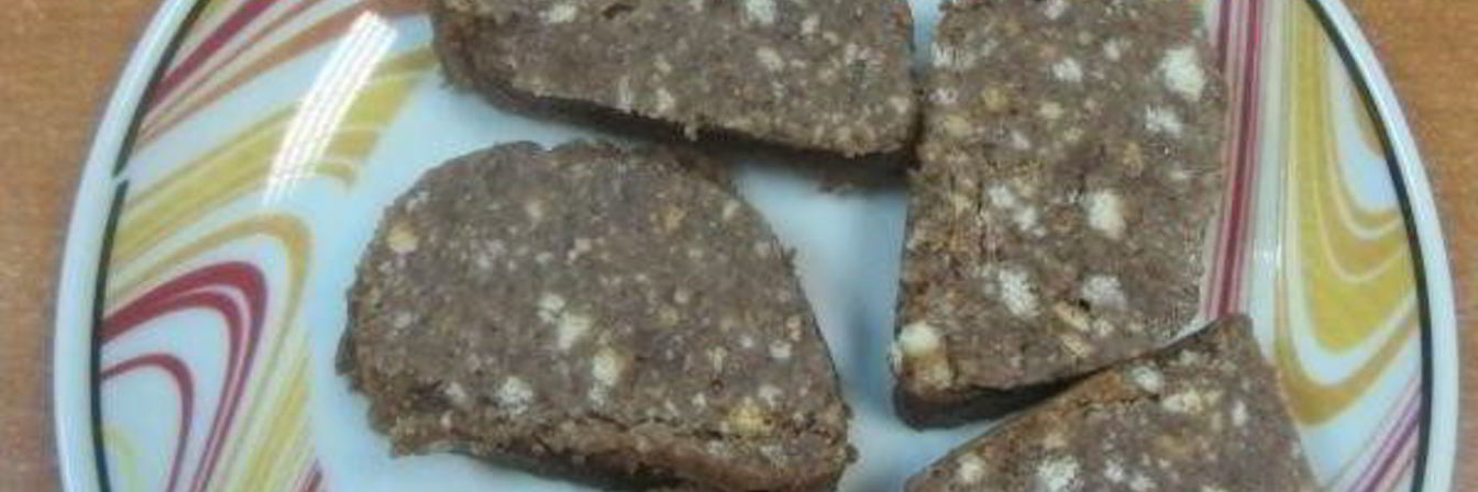 Пирожное Шоколадная колбаска