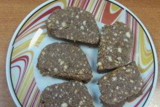 Пирожное Шоколадная колбаска