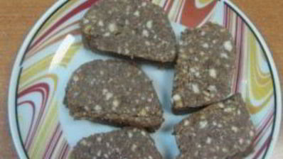 пирожное шоколадная колбаска