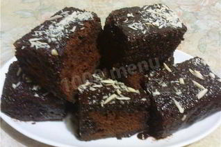 Пирожное шоколадный бисквит