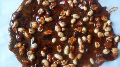 пирожное сникерс с малиной