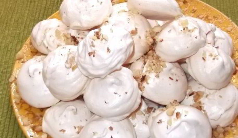 Рецепт пирожного воздушного безе