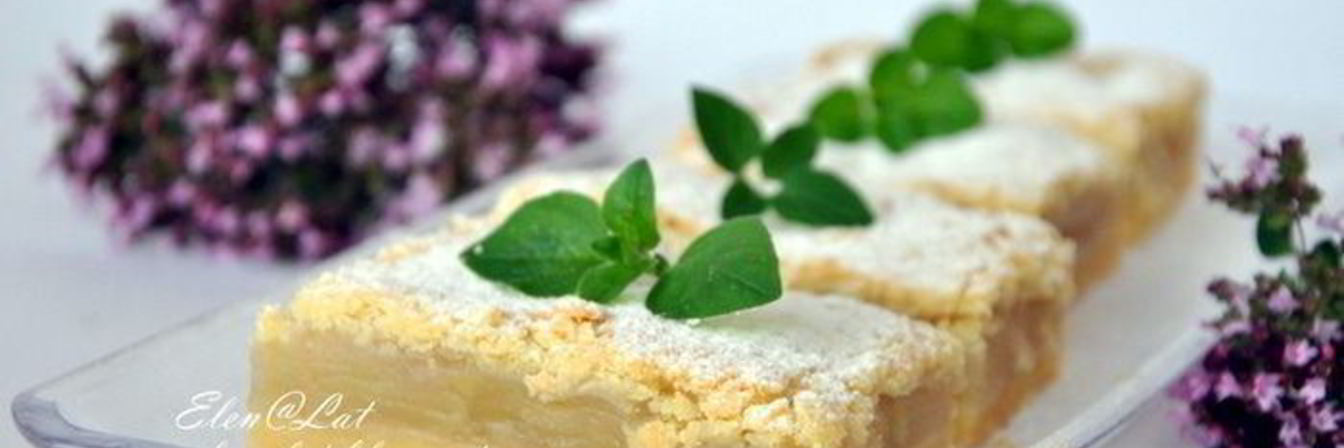 Пирожное Яблочные полоски