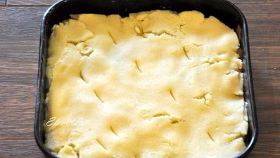 пирожное яблочные полоски