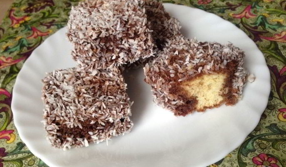 Рецепт пирожных ламингтон