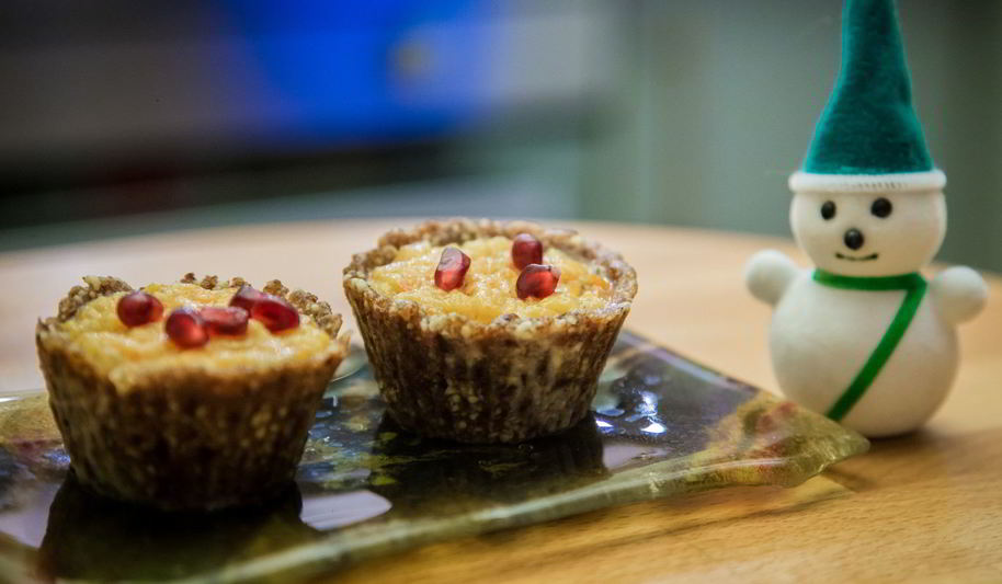 Рецепт пирожных с хурмой