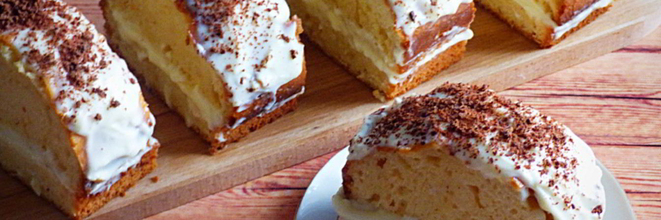 Пирожные с кремом из сыра маскарпоне